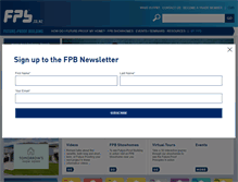 Tablet Screenshot of fpb.co.nz